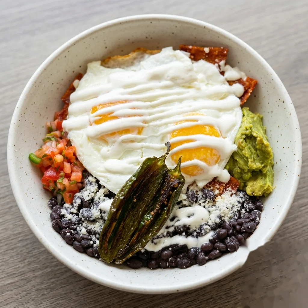Chilaquiles Black Beans